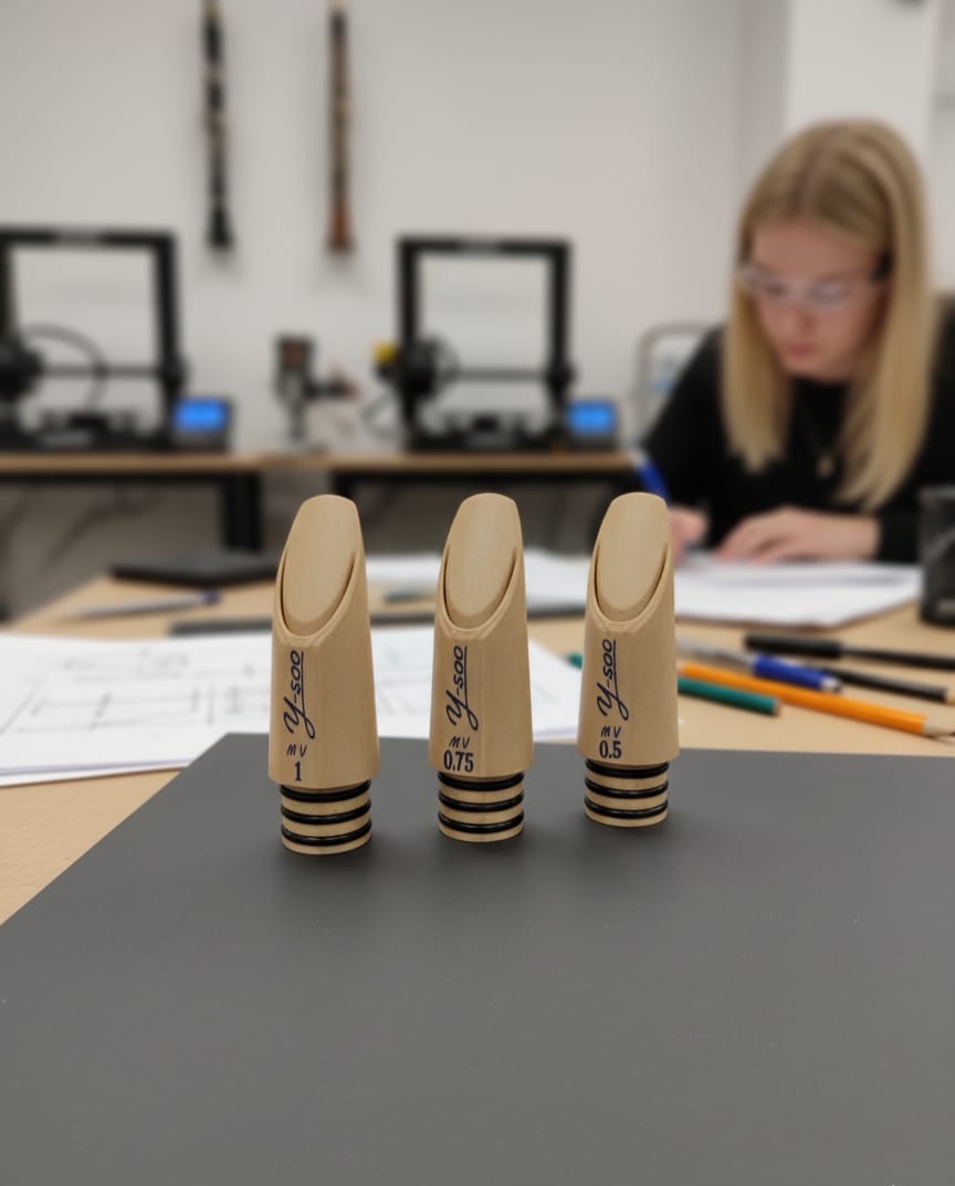 Saxophone mouthpiece detail